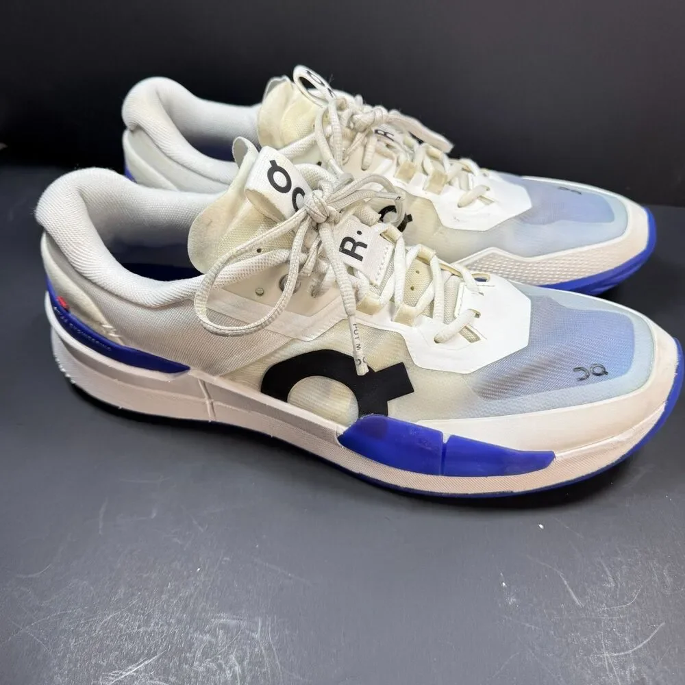 On The Roger Pro 2 Tennis Shoes Mens Size 13  White Blue On Cloud 3ME10300629